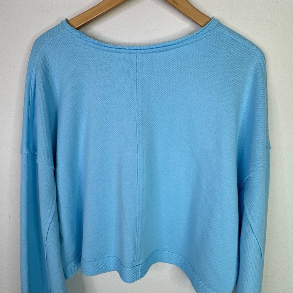 Beachy Patchwork Flower Reworked Oversized Boxy Sweater - Picture 7 of 7